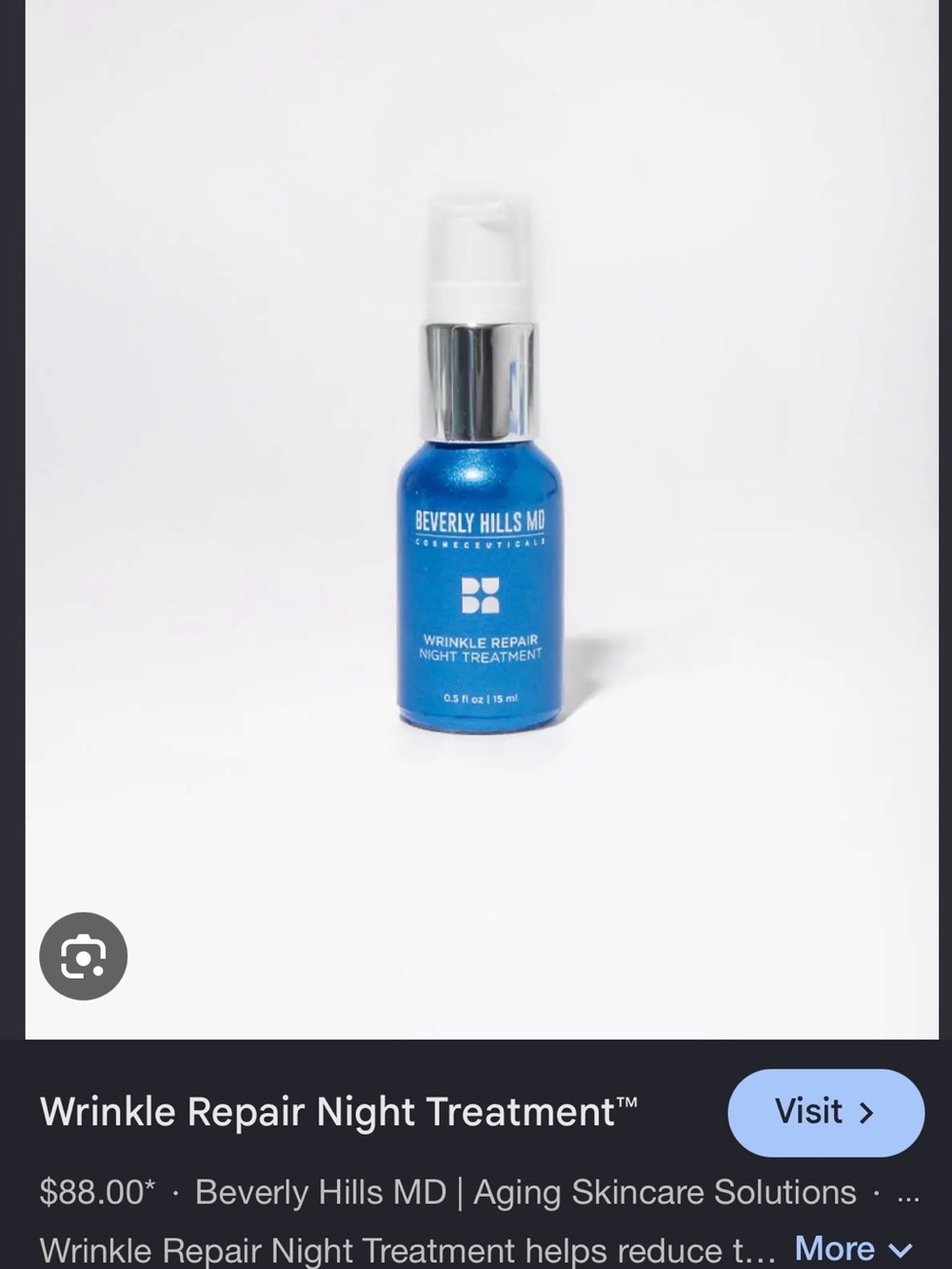 Wrinkle Repair Night Treatment - Blue